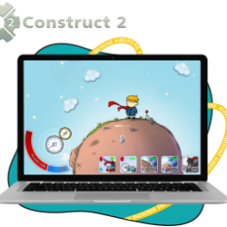 Construct 2 - ¡Crea tu primer juego de plataforma! - Школа программирования для детей, компьютерные курсы для школьников, начинающих и подростков - KIBERone г. Barcelona