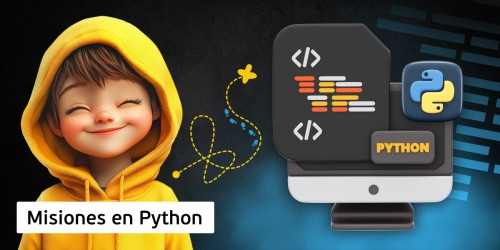 Misiones en Python. Aprendemos el lenguaje de forma lúdica - Школа программирования для детей, компьютерные курсы для школьников, начинающих и подростков - KIBERone г. Barcelona