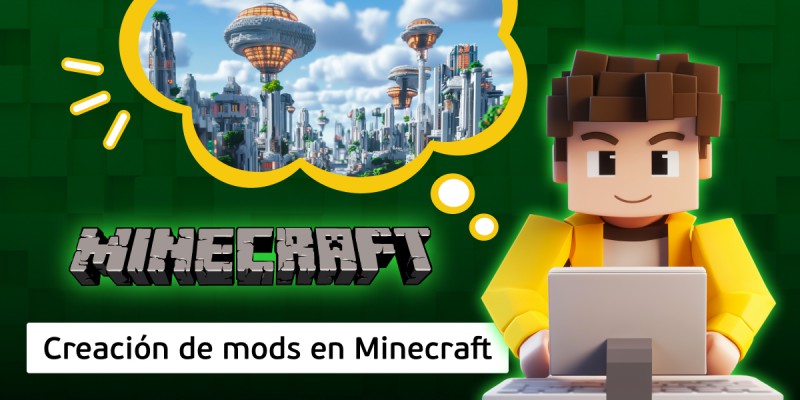Creación de mods en Minecraft - Школа программирования для детей, компьютерные курсы для школьников, начинающих и подростков - KIBERone г. Barcelona
