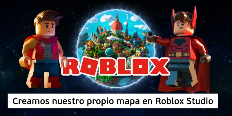 Crea tu propio mapa en Robíox Studio (8+) - Школа программирования для детей, компьютерные курсы для школьников, начинающих и подростков - KIBERone г. Barcelona